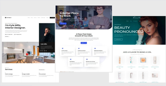 Create a variety of websites with WordPress
