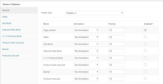 Electro Creating and editing the Home page
