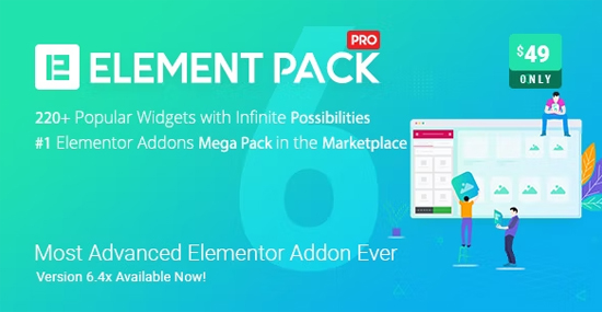 Element Pack PRO Addon for Elementor Free Download