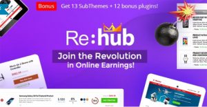 REHub Marketplace WordPress Theme Free Download