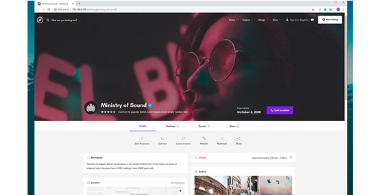Single ad page