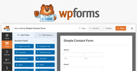WPForms PRO WordPress Plugin Free Download