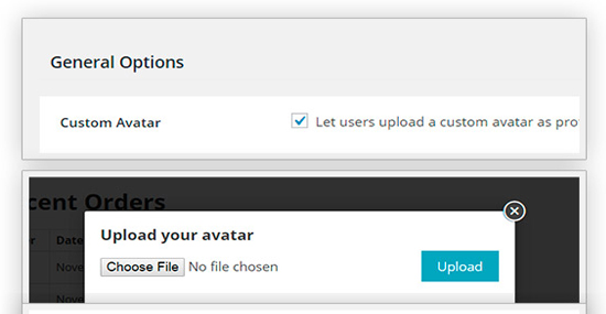 YITH Choose Your Customized Avatar
